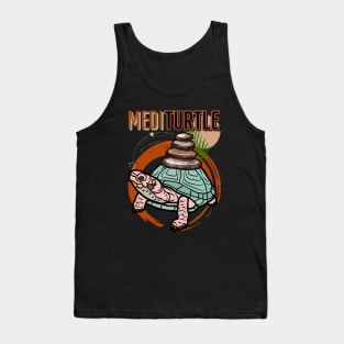 MEDITURTLE - Funny Zen Turtle Tank Top